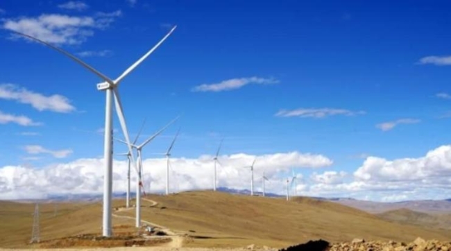 世界海拔最高！哲古風電場全部機組吊裝完成